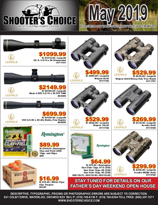 Monthly Sales Flyer May 2019