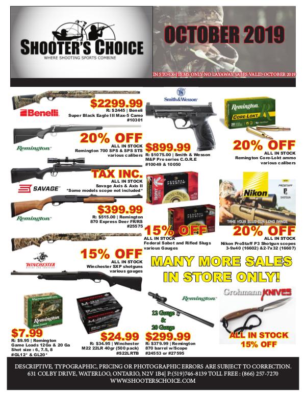 Monthly Sales Flyer OCTOBER 2019