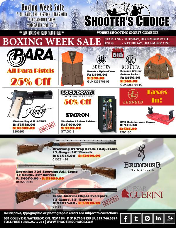 Boxing Week 2016 1