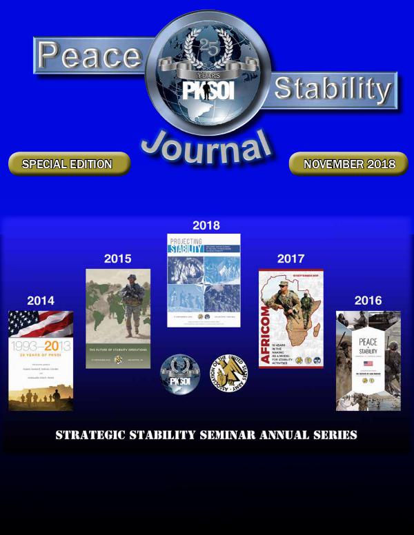 Peace & Stability Journal Special 25th Anniversary Edition