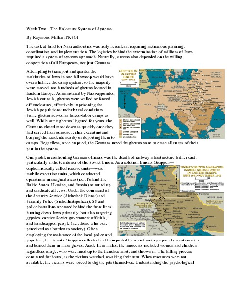 Holocaust Remembrance Day Weekly Factoid Week 2