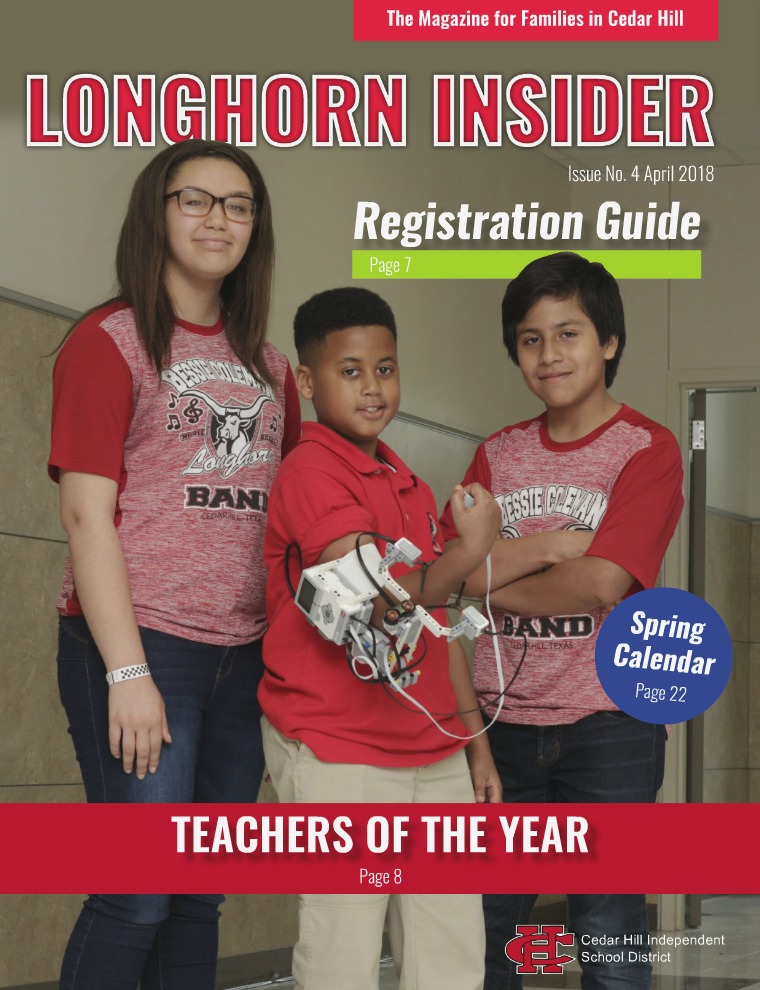 Cedar Hill ISD Longhorn Insider April 2018