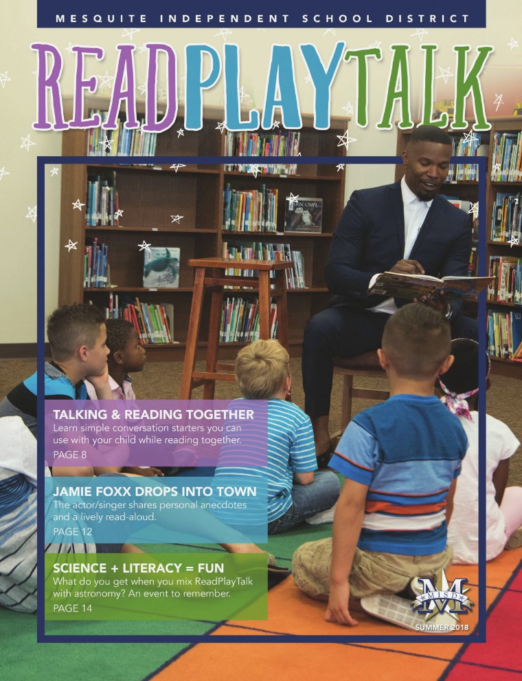 Mesquite ISD Read Play Talk Magazine Summer 2018