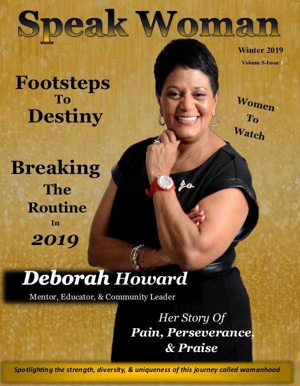 Speak Woman Magazine Winter 2019 Issue of Speak Woman Magazine