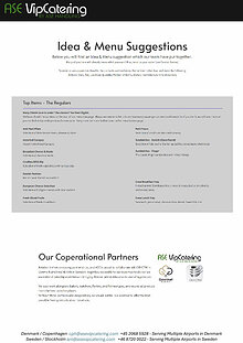ASE Handling VIP Catering