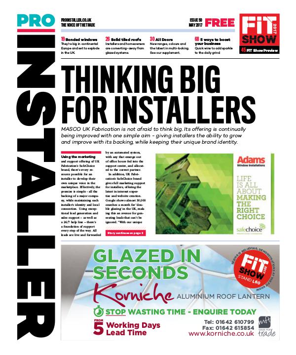 Pro Installer May 2017 - Issue 50