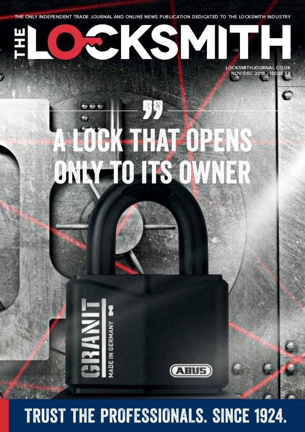 The Locksmith Nov/Dec 2018