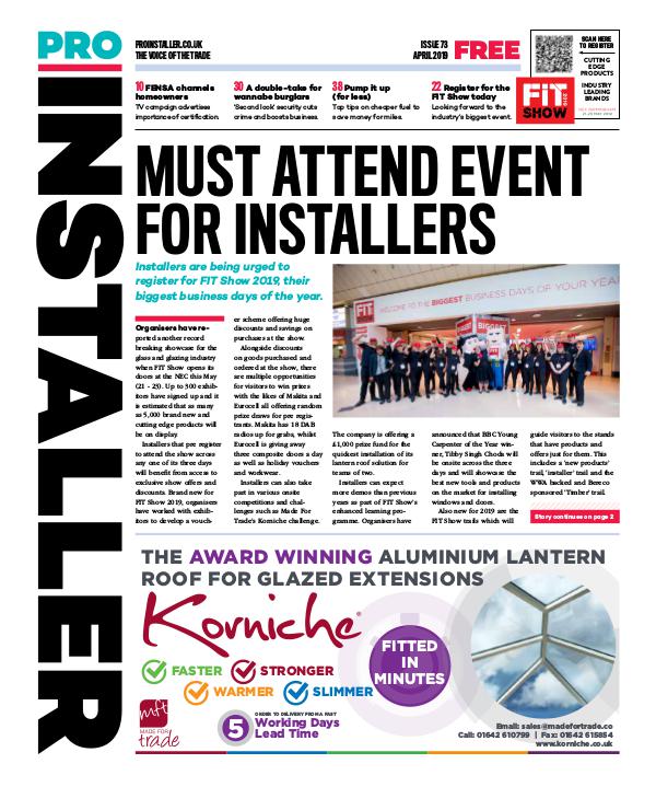 Pro Installer April 2019 - Issue 73