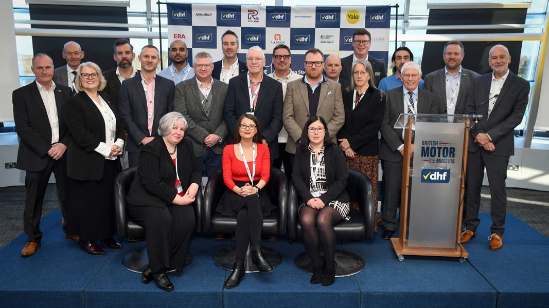 Group of industry contributors and programme supporters at DHF event