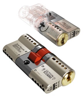 Ultion ALPS Plus cylinder cutaway and product photo showing internal components