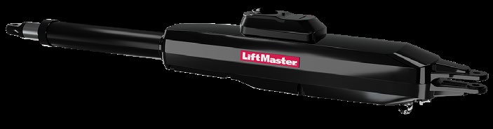 LiftMaster gate operator actuator (linear arm) studio shot.