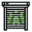 Icon representing insulated shutter product