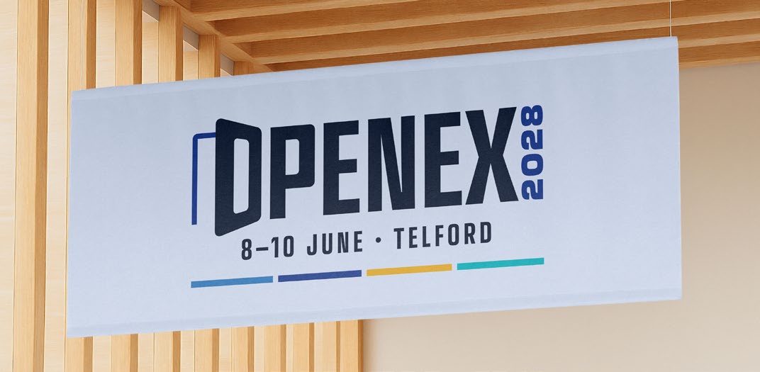 OPENEX 2028 banner - 8-10 June Telford