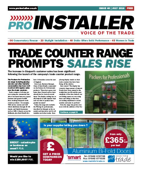 Pro Installer July 2016 - Issue 40