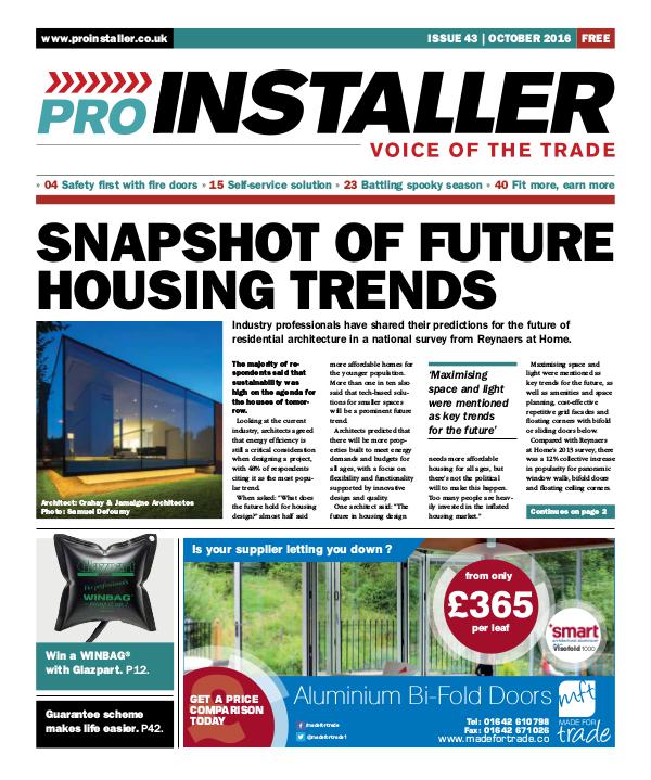 Pro Installer October 2016 - Issue 43