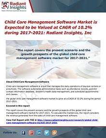 Child Care Management Software Market