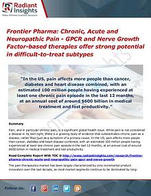 Frontier Pharma Chronic, Acute and Neuropathic Pain