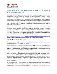 Butane Market to Grow Substantially at USD 203.26 Billion by 2020