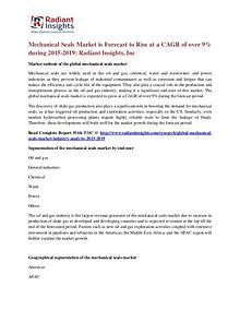 Mechanical Seals Market is Forecast to Rise at a CAGR of Over 9%