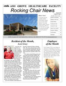 Ash Grove Healthcare Facility's Rocking Chair News