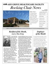 Ash Grove Healthcare Facility's Rocking Chair News