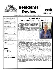 CMHCF Residents' Review