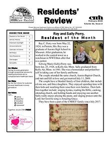 CMHCF Residents' Review