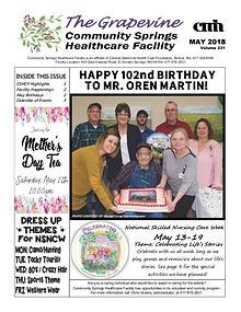 Community Springs Healthcare Facility's The Grapevine