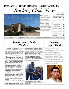 Ash Grove Healthcare Facility's Rocking Chair News