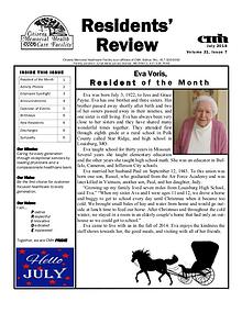 CMHCF Residents' Review