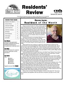 CMHCF Residents' Review