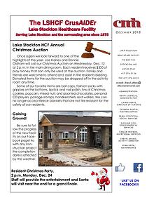 Lake Stockton Healthcare Facility eNewsletter