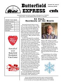 Butterfield Residential Care Center's Butterfield Express