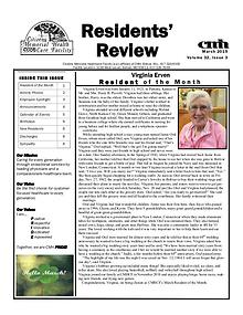 CMHCF Residents' Review