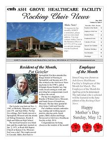 Ash Grove Healthcare Facility's Rocking Chair News