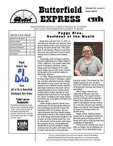 Butterfield Residential Care Center's Butterfield Express