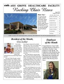 Ash Grove Healthcare Facility's Rocking Chair News