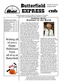 Butterfield Residential Care Center's Butterfield Express