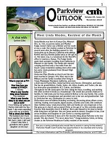 Parkview Healthcare Facility's Parkview Outlook