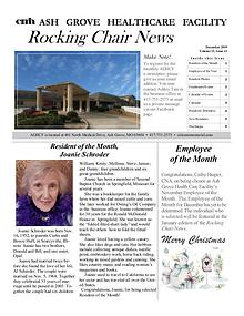 Ash Grove Healthcare Facility's Rocking Chair News