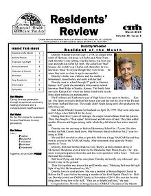 CMHCF Residents' Review