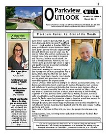 Parkview Healthcare Facility's Parkview Outlook