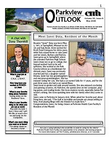 Parkview Healthcare Facility's Parkview Outlook