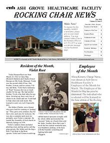 Ash Grove Healthcare Facility's Rocking Chair News