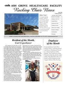 Ash Grove Healthcare Facility's Rocking Chair News