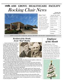 Ash Grove Healthcare Facility Rocking Chair News