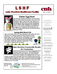 Lake Stockton Healthcare Facility eNewsletter