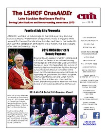 Lake Stockton Healthcare Facility eNewsletter