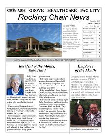 Ash Grove Healthcare Facility's Rocking Chair News