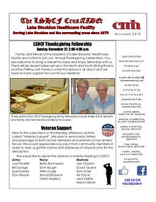 Lake Stockton Healthcare Facility eNewsletter